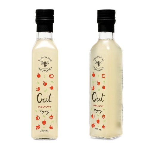 Ocet jabłkowy 250 ml - Pasieki Rodziny Sadowskich