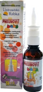 Pneumovit Baby spray do nosa dla dzieci na katar 35 ml - Gorvita