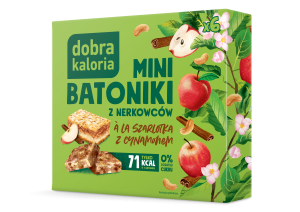 Mini batoniki z nerkowców à la szarlotka z cynamonem 6 sztuk - Dobra Kaloria