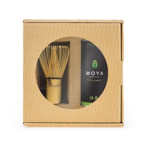 Zestaw Matcha Codzienna Bio 30 g + miotełka Chasen - Moya Matcha