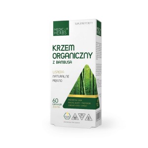 Krzem organiczny z bambusa 350 mg 60 kapsułek - Medica Herbs