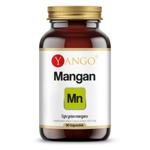 Mangan 90 kapsułek roślinnych - Yango
