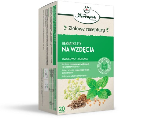 Herbatka na wzdęcia fix 20 x 2 g - Herbapol Kraków