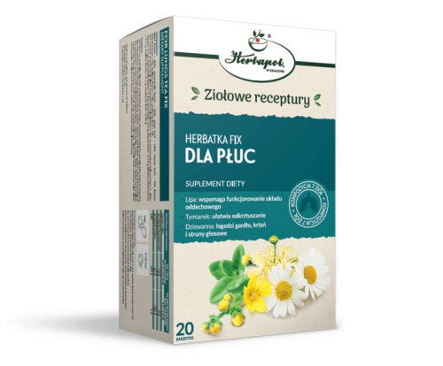 Herbatka dla płuc fix 20 x 2 g - Herbapol Kraków