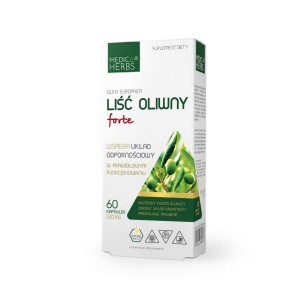 Liść oliwny forte 520 mg 60 kapsułek - Medica Herbs
