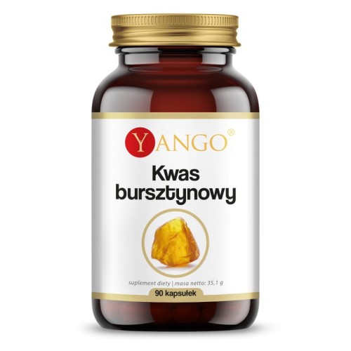 Kwas bursztynowy - 90 kapsułek - Yango