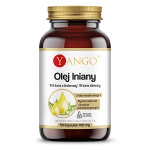 Olej lniany 60 kapsułek - Yango