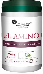EL - AMINO kompleks aminokwasów bez smaku proszek 200 g - Aliness