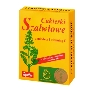 Cukierki Szałwiowe z miodem i witaminą C 50 g - Reutter