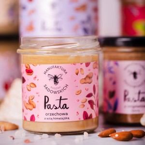 Pasta orzechowa z solą himalajską 300 g - Manufaktura Rodziny Sadowskich