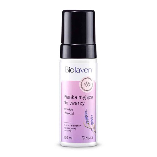 Pianka myjąca do twarzy 150 ml - Biolaven