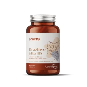 Drażliwe jelita IBS naturalny probiotyk 30 kapsułek - UNS