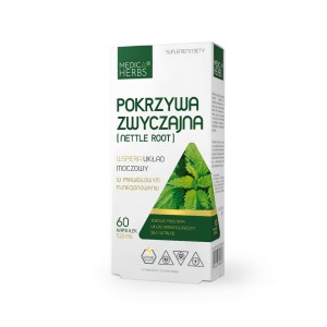 Pokrzywa zwyczajna 520 mg 60 kapsułek - Medica Herbs