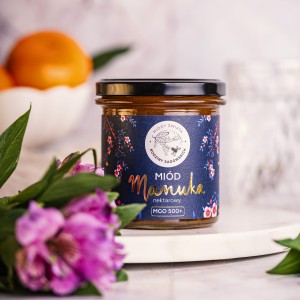Miód Manuka nektarowy MGO 500+ 450 g - Pasieki Rodziny Sadowskich