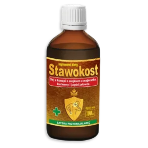 Stawokost olejek z konopi, majeranku, kurkumy i jałowca 100 ml - Asepta