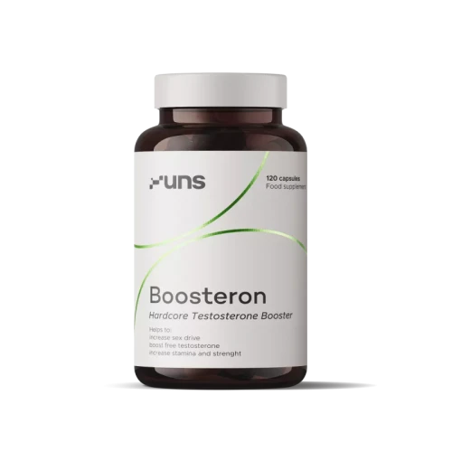 Boosteron (Hardcore Testosterone Booster) 120 kapsułek - UNS