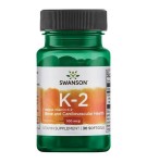 Witamina K2 naturalna 100 mcg 30 kapsułek - Swanson