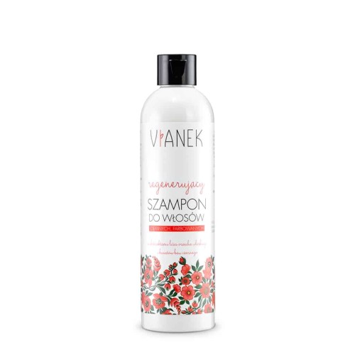Regenerujący szampon do włosów ciemnych, farbowanych 300 ml - Vianek
