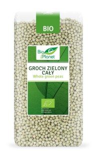 Groch zielony cały BIO 500 g - Bio Planet