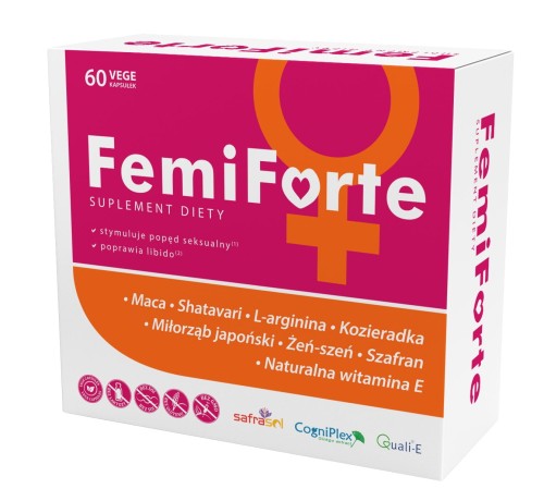 FemiForte dla kobiet 60 kapsułek vege - Aliness