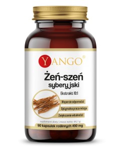 Żeń-szeń syberyjski ekstrakt 10:1 90 kapsułek - Yango