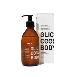 Złuszczająco - regulujący żel do mycia ciała z 5% kwasem glikolowym i ekstraktem z alg Glic Cool Body 280 ml - Veoli Botanica