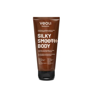 Wygładzająco - nawilżająca maska do ciała w formie peelingu 2 w 1 z 3% betainy Silky Smooth Body 180 ml - Veoli Botanica