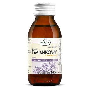 Syrop tymiankowy z witaminą C 100 ml - Herbapol Kraków