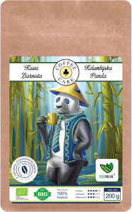 EcoBlik Kawa ziarnista Kolumbijska Panda EKO 200 g - Aliness
