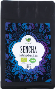 EcoBlik Herbata zielona liściasta Sencha EKO 100 g - Aliness