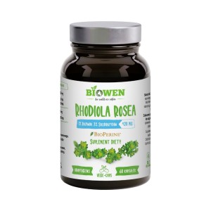 Rhodiola Rosea Różeniec górski ekstrakt 420 mg 60 kapsułek - Biowen
