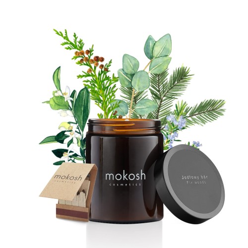 Roślinna świeca sojowa Jodłowy Bór 180ml / 140 g - Mokosh