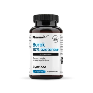 Burak 10% azotanów 500 mg 90 kapsułek - GymFood PharmoVit