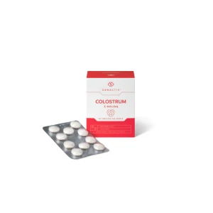Colostrum z maliną tabletki do ssania 60 szt - Genactiv