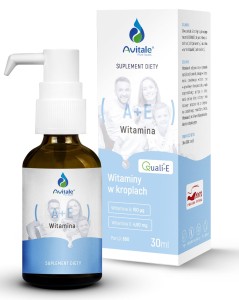Witamina A + E QualiE krople 30 ml - Avitale