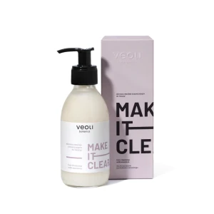 Mleczna emulsja oczyszczająca do twarzy Make it Clear 200 ml - Veoli Botanica