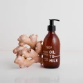 Nawilżająco - transformujący olejek myjący z 2% ekstraktem z imbiru i witaminą E Oil To Milk 290 ml - Veoli Botanica