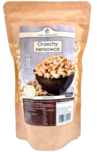 Orzechy nerkowca bezglutenowe 500 g - Pięć Przemian