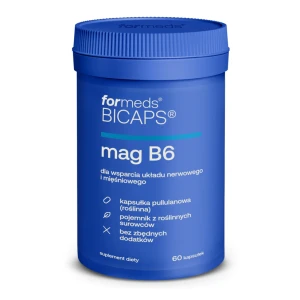 Bicaps Mag B6 magnez witamina B6 60 kapsułek - ForMeds 