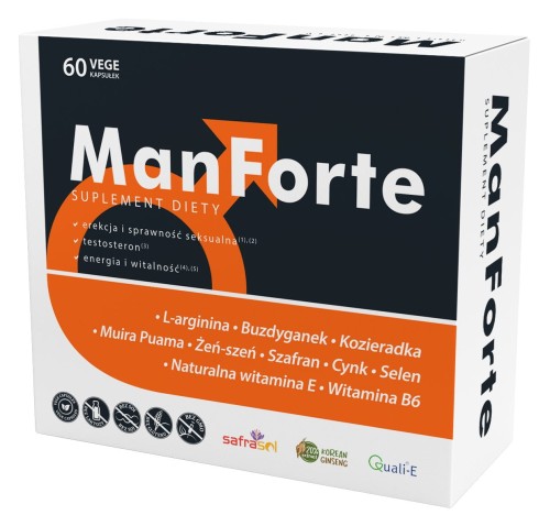 ManForte dla mężczyzn 60 kapsułek vege - Aliness