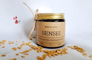 Świeca sojowa SENSEI Paczula Grejpfrut 120 ml - Mimilka