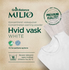 Proszek do prania białych ubrań koncentrat ECO 785 g - Grøn Balance