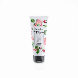 Emolientowa Róża Odżywka do włosów o wysokiej porowatości 200 ml - Anwen