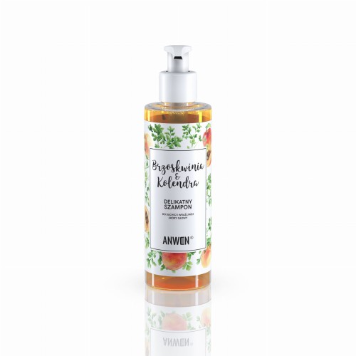 Pianka Szampon Brzoskwinia i Kolendra do suchej i wrażliwej skóry głowy 170 ml - Anwen