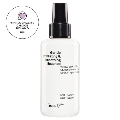 Gentle Exfoliating & Smoothing Essence Esencja do twarzy z naturalnym kwasem salicylowym, glukonolaktonem i kwasem hialuronowym 100 ml - iossi PRO