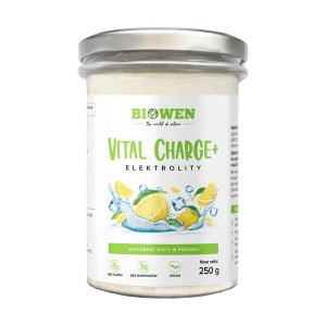 Elektrolity Vital Charge+ cytrynowe proszek 250 g - Biowen