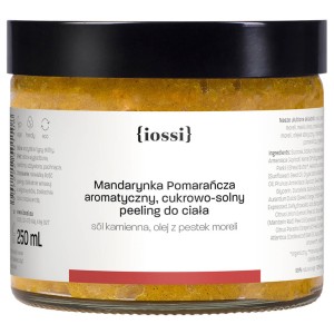 Mandarynka Pomarańcza Aromatyczny cukrowo-solny peeling do ciała 250 ml - iossi
