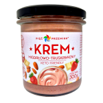 Krem migdałowo - truskawkowy KETO 300 g - Pięć Przemian
