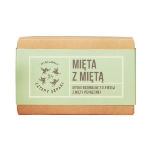 Mydło Mięta z Miętą 110 g - Cztery Szpaki