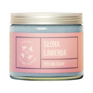 Peeling do ciała Słona Lawenda z solą morską i himalajską 250 ml - Cztery Szpaki